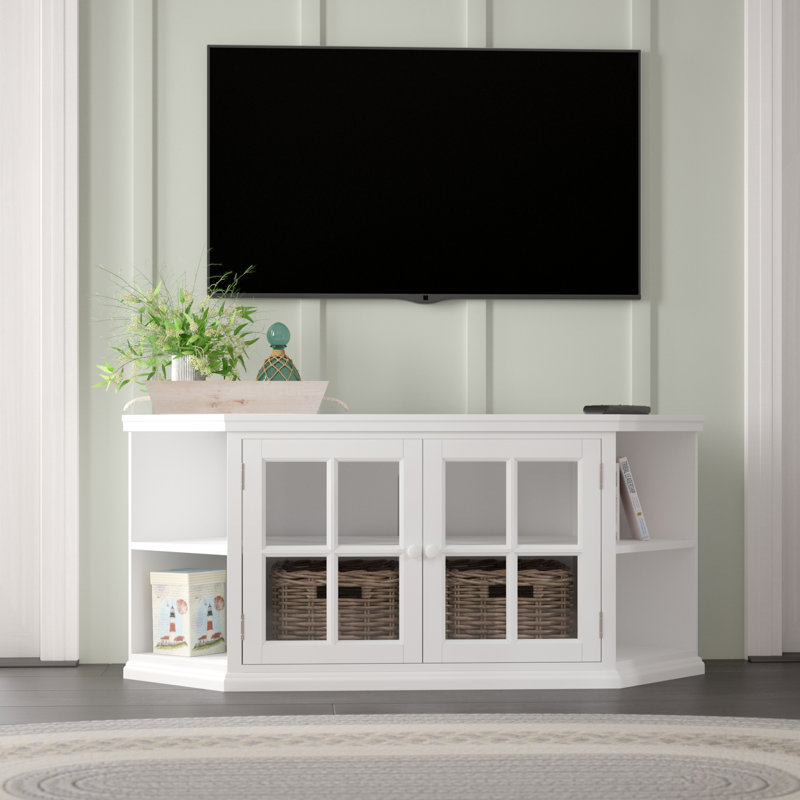 Highland Dunes Galles Corner unit TV Stand for TVs up to 60" & Reviews